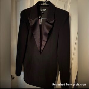 PrettyLittleThing Black Long Sleeve Dress